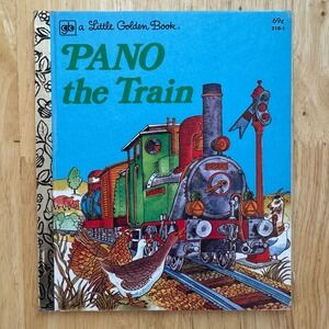 Pano the Train Little Golden Book 1979‎ Fifth Printing Childrens Story